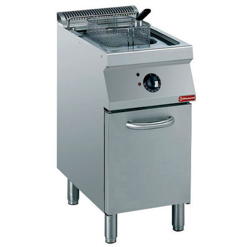 Diamond E17/F15A4-N Single Basket Freestanding Electric Fryer on Neutral Closed Cupboard, 10kW