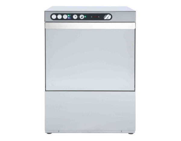 Adler 500mm Basket Dishwasher with Breaktank, Drain Pump & Chemical Pump, 18 Plates (30 Amp Plug)