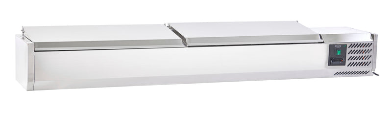 Sterling Pro Cobus SPT1800-330-SS Topping Well with Stainless Steel Lid, 8 x GN1/4
