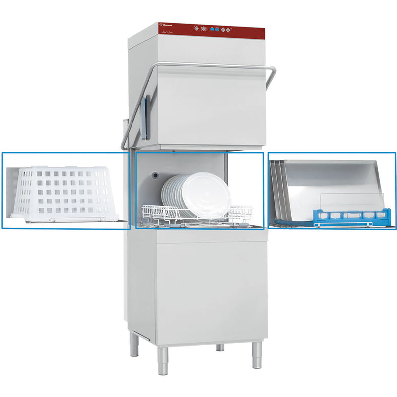 Diamond DCR37/6-AC Passthrough Hood Dishwasher with Integral Softener