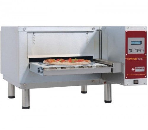 Diamond FTEV40/57-CB Electric Ventilated 1 Chamber Pizza Oven with Heat Transition Electric, 400mm Wide