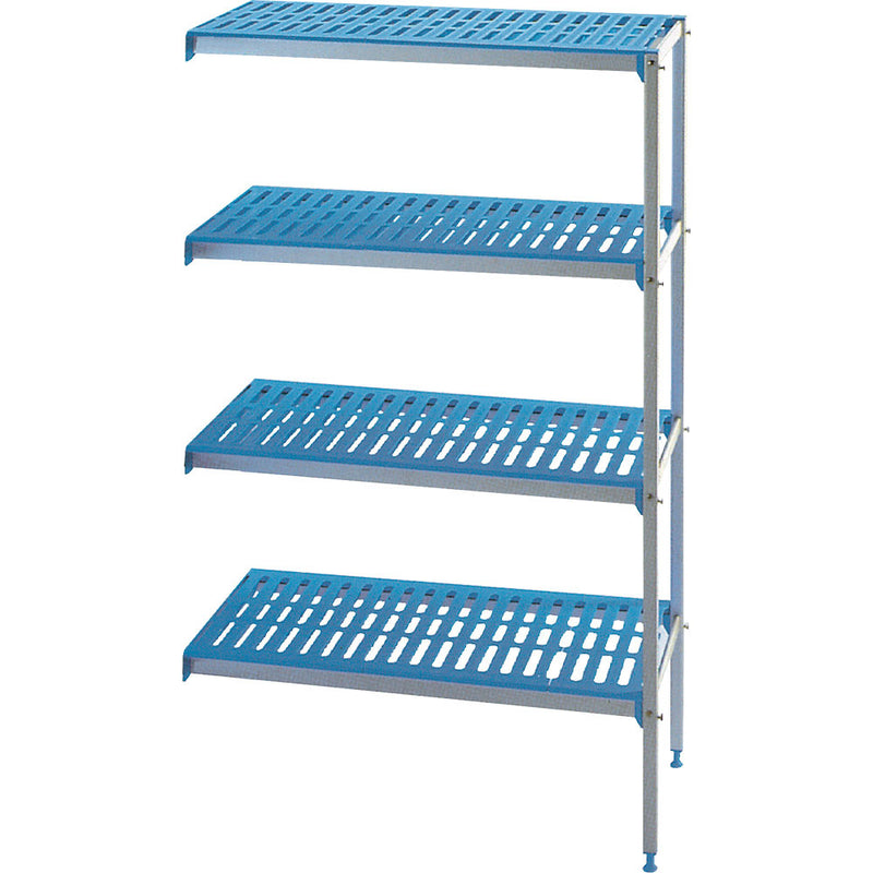 Diamond RAA/114-4/EF Corner Rack In Anodised Aluminium 4 Levels "Modular Rack