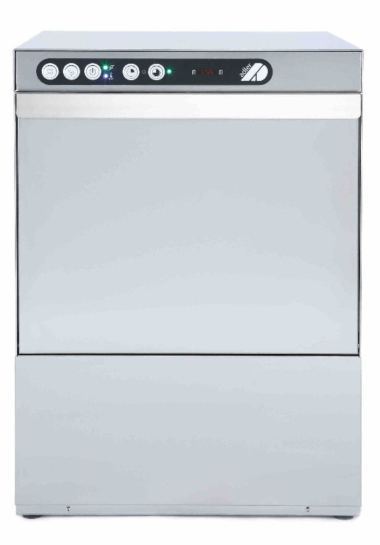 Adler AD40GL 400mm Basket Glasswasher with Gravity Drain & Chemical Pump, 16 Pint Capacity