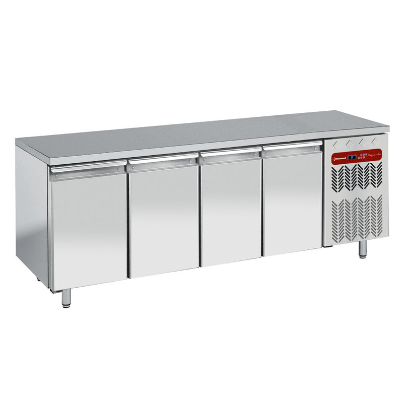 Diamond TP4N/H-R2 4 Door Stainless Steel Refrigerated Counter, 760 Litres