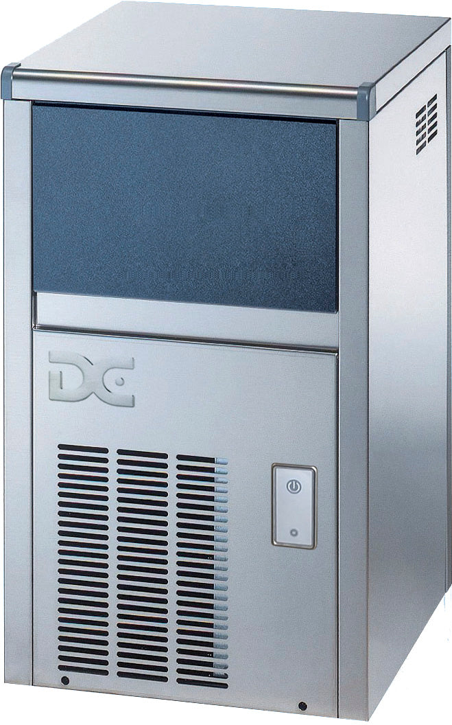 DC DCQ30-10A Self Contained Qube Ice Machine with Drain Pump, 30kg/24hrs Output / 10kg Storage