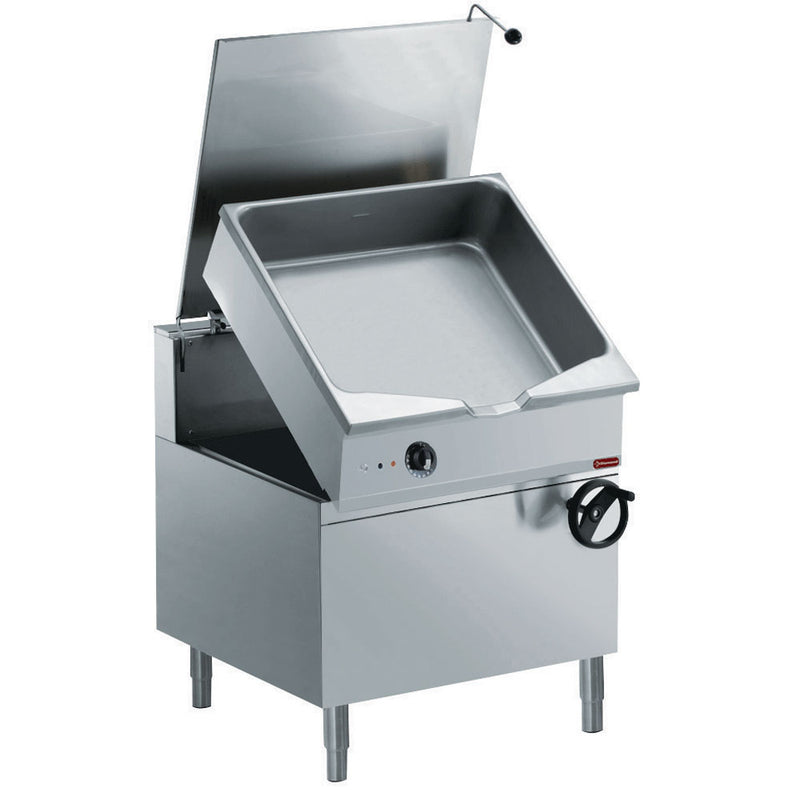 Diamond E22/BA12C-N Autom. Tumbling Electric Frying Pan, "Duomat" Basin 100 L., On Cupboard