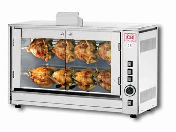 CB G-8P - 2 spit - 8 birds Gas rotisserie - 8 birds