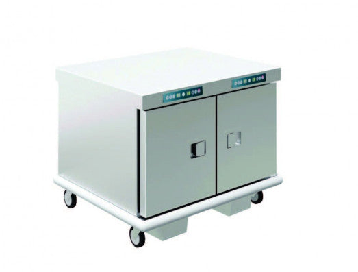 Emainox 8110101 - 14 x 1/1gn Mobile Undercounter fan assisted heated holding cabinet - with humidity