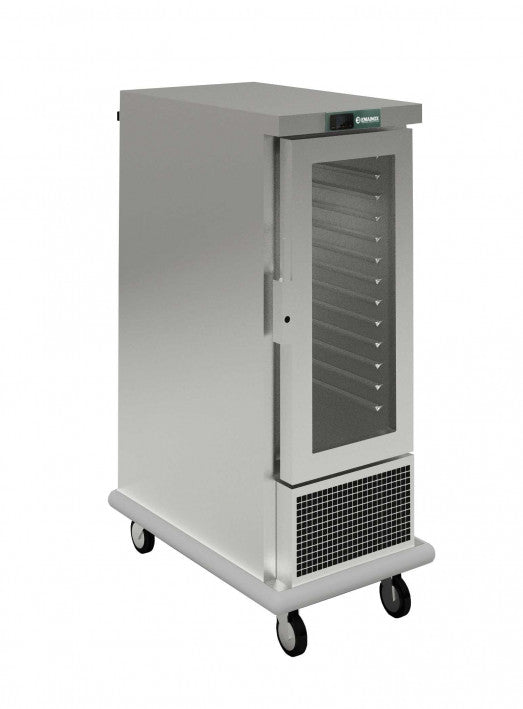 Emainox 8110121 - 12 x 1/1gn Slimline Mobile Refrigerated holding cabinet with Glass door