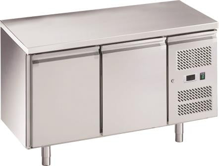 Chefs Range RC2-1H1L - Dual temperature 2 Door Counter with castors