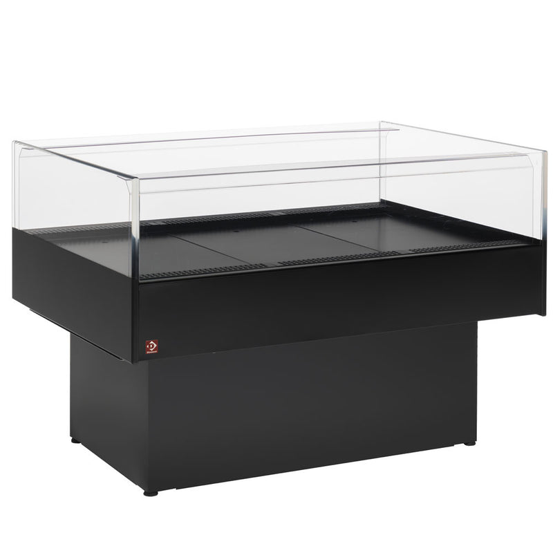 Diamond BN129/V-B5/T2 Black Panoramic Self-service Refrigerated Counter