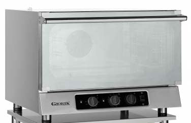 Giorik MR321-EU 3 x 600 x 400mm tray electric convection oven with humidity & 2 speed control