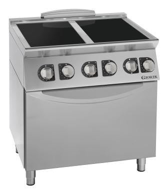 Giorik CV741E - 4 Ring Ceran top electric range