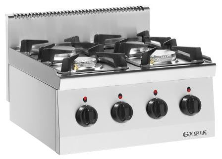 Giorik Snack 60 LPG6940 4 Burner boiling top