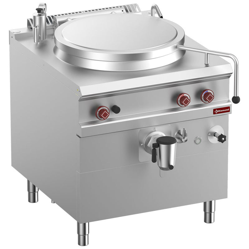 Diamond G9/M10I8-N Gas Indirect Heating Boiling Pan on Cupboard, 100 Litres