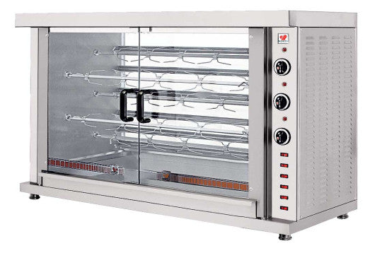 North HK5 - 5 spit - 25 bird Electric Chicken rotisserie