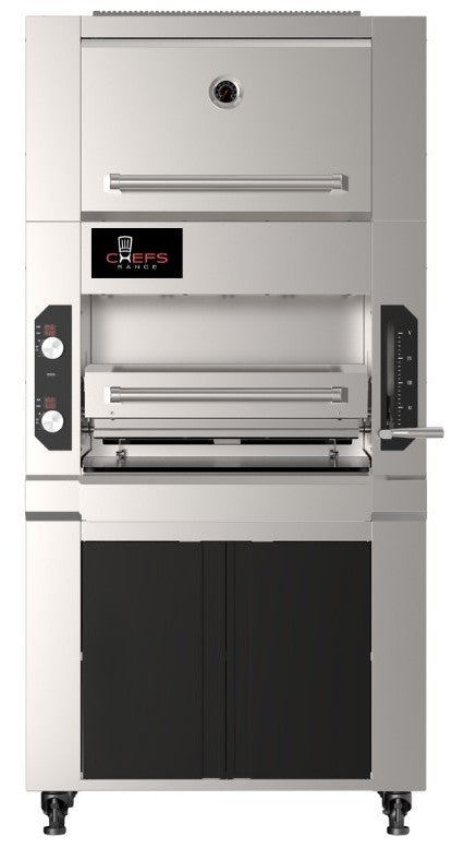 Chefs Range ND-1X - Heavy Duty Electric Overfired broiler + warmer cabinet