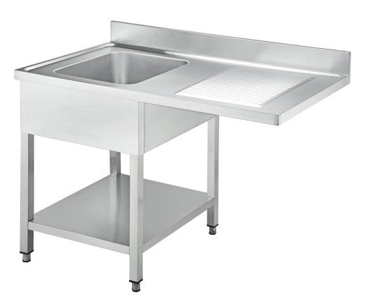 Chefs Range STD02D-146L1C 1400mm Dishwasher sink right hand drainer with mixer tap & waste fittings