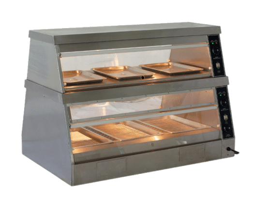 Chefs Range ECE1200 5 tray Heated chicken display - with humidity