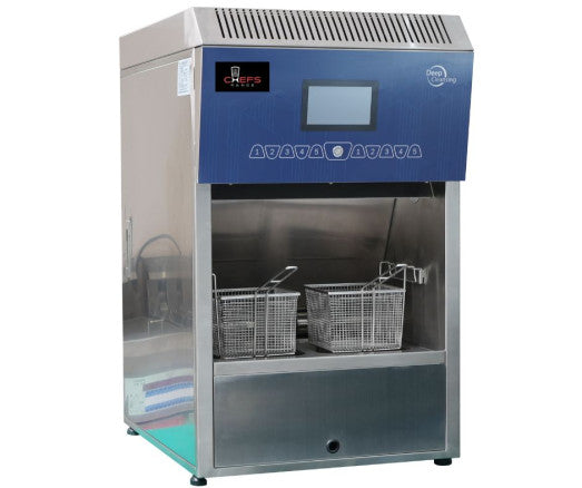 Chefs Range KDWYZ-2 Ventless Fryer 2 x 8 Ltr fryers with auto basket lift & programmable controls