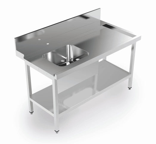 Aristarco - 1800mm Left hand Pre rinse sink for hood dishwasher