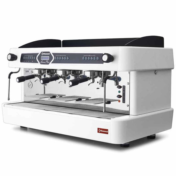 Diamond AROMA/3EW White Espresso Automatic Coffee Machine with Display