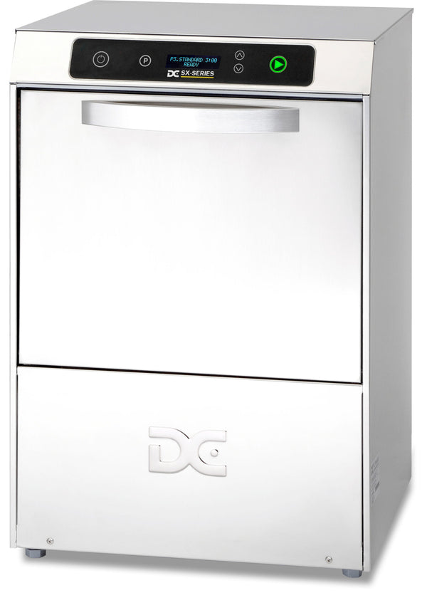DC SXG40D Standard Extar Range 400mm Basket Capacity Glasswasher with Drain Pump and Softner - 11 Pint Capacity