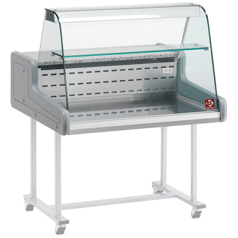 Diamond SUP10-ZC/R2 Curved Glass Refrigerated Display Counter