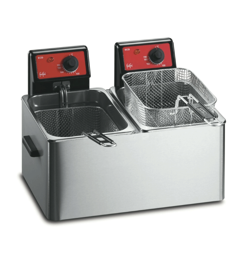 FriFri Eco 6+6 countertop fryer.