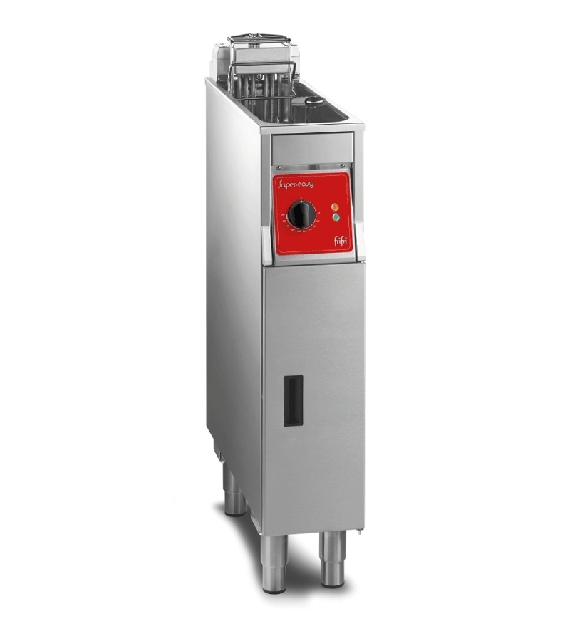 FriFri Super Easy 211 electric free-standing single tank fryer with filtration.