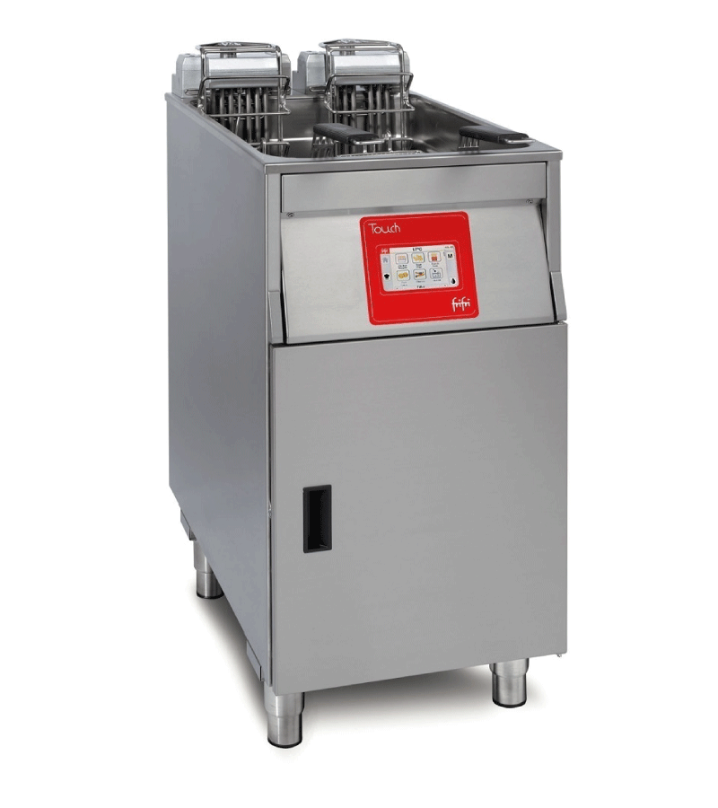 FriFri Touch 412 electric free-standing single tank fryer.