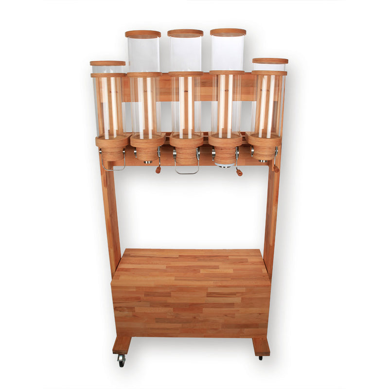 Movable dispensing stand