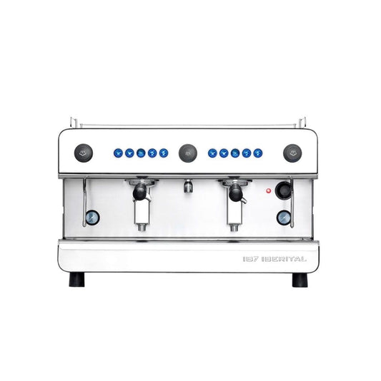 Iberital IB7 Tall (2 Group) White – Fully Automatic-Electronic Espresso 2850W