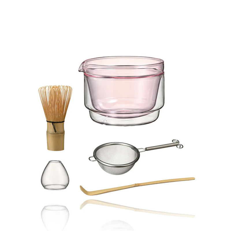 Hario Matcha Collection Tea Set (Pink)