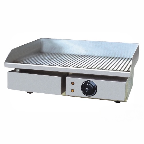 Electric Commercial Grill – Heavy Duty Grooved Top Griddle