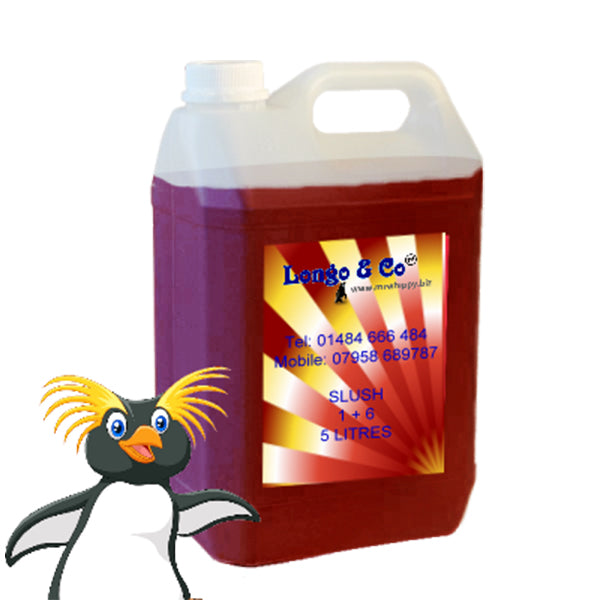 Strawberry Slush Syrup – 5L Concentrate, 6:1 Mix Ratio