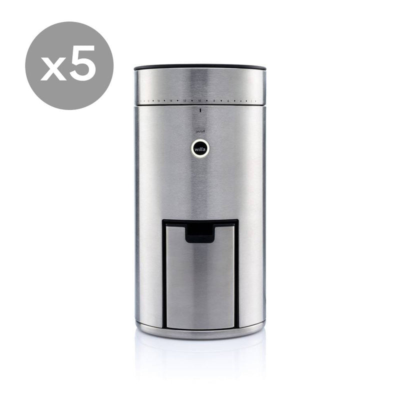 Wilfa Uniform Coffee Grinder Silver (Bundle of 5)