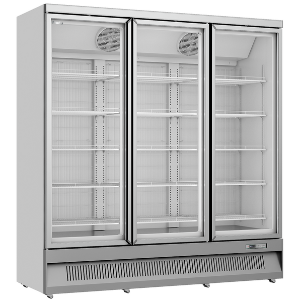 Prodis XPD1850-N-G-LE Heavy Duty Low Energy Triple Door Display Freezer