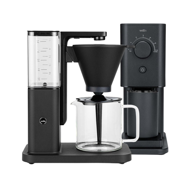 Wilfa Zense Coffee Maker (Black) and Zense Coffee Grinder Bundle