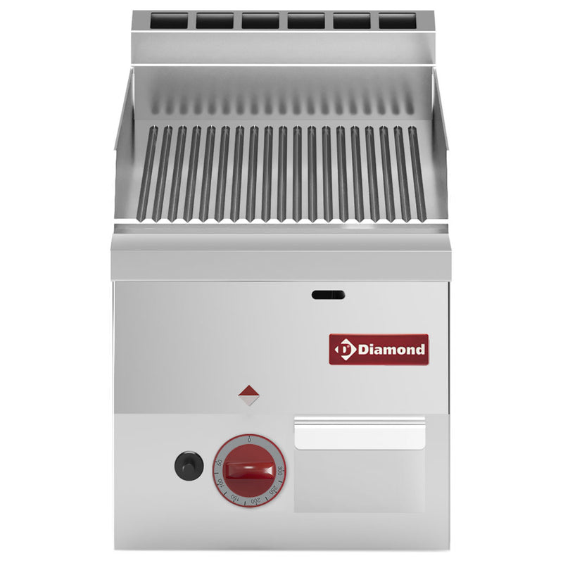 Diamond G60/PR3T-N Ribbed Gas Griddle Cooking Plate