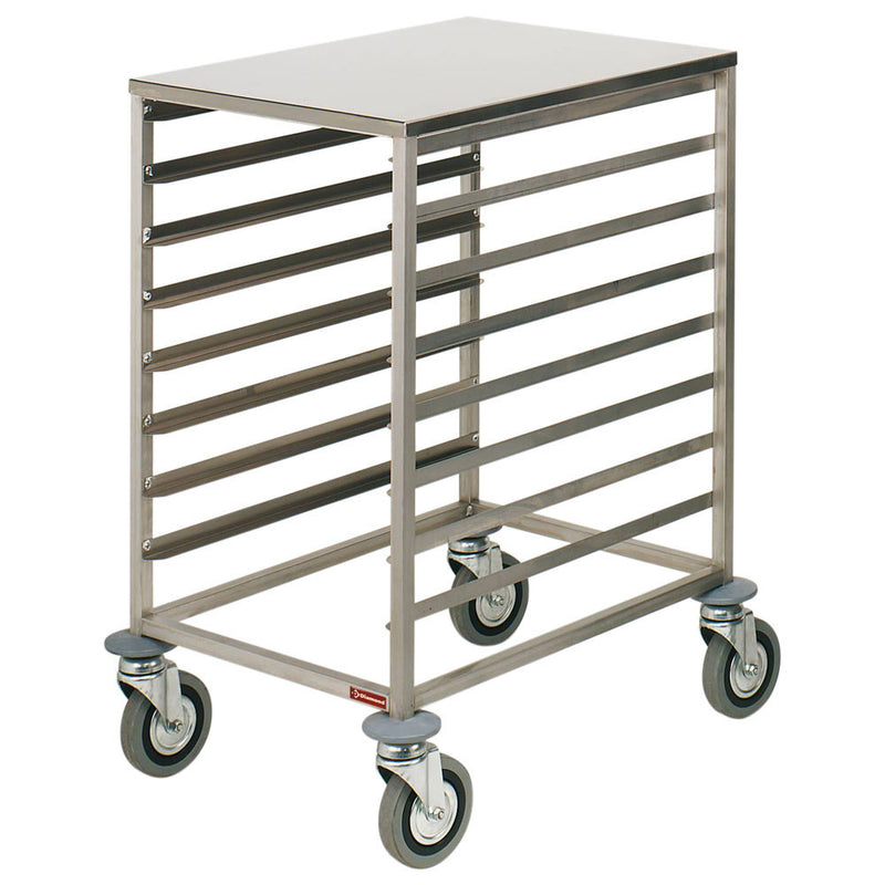 Diamond EPZ/8X Stainless Steel Plate Ladder, 8X 600X400 Mm, 75 -Mm Space, Stainless Steel Upper Tablet