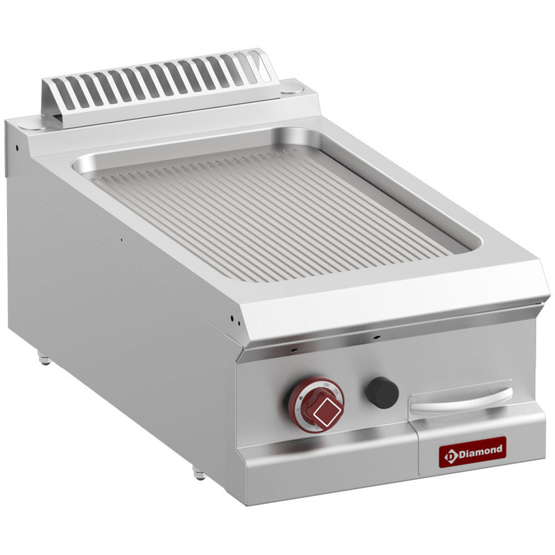 Diamond G7/PR4T-N Gas Ribbed Fry Top Grill