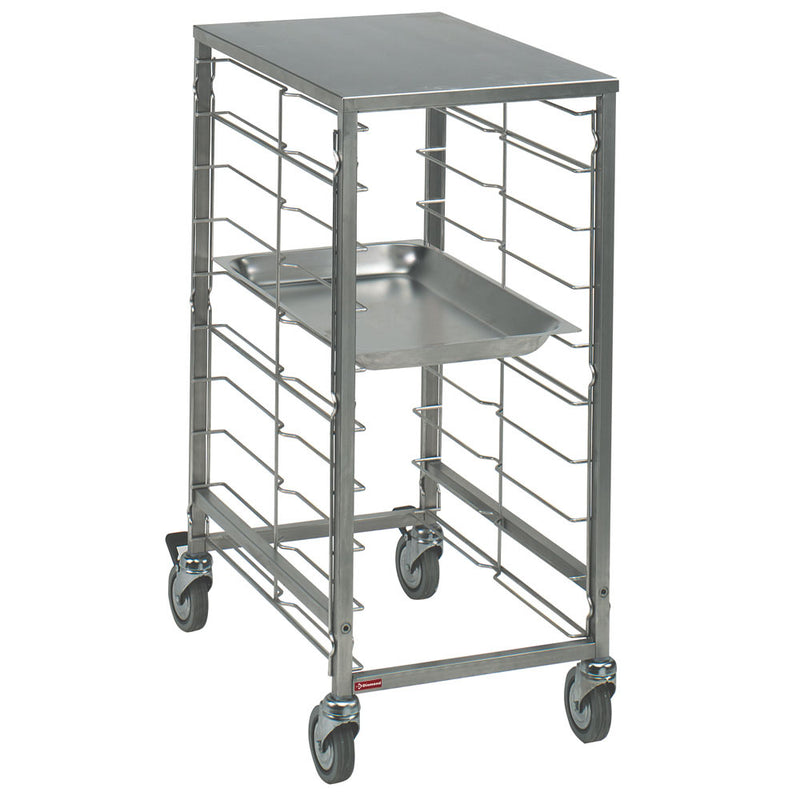 Diamond CG17/B Plate Trolley 7X Gn 1/1, Space 75 Mm, With Top In Stainless Steel