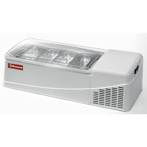 Diamond GEL/48L-R2 White Ice Cream Conservator Display, 1255mm