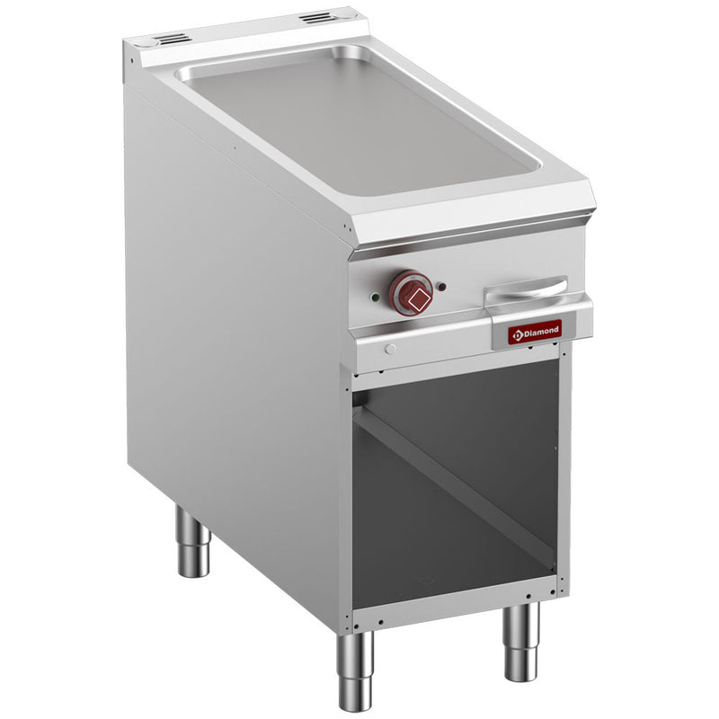 Diamond E9/PLA4-N Electric Fry Top, Module 1/2, Open Cupboard