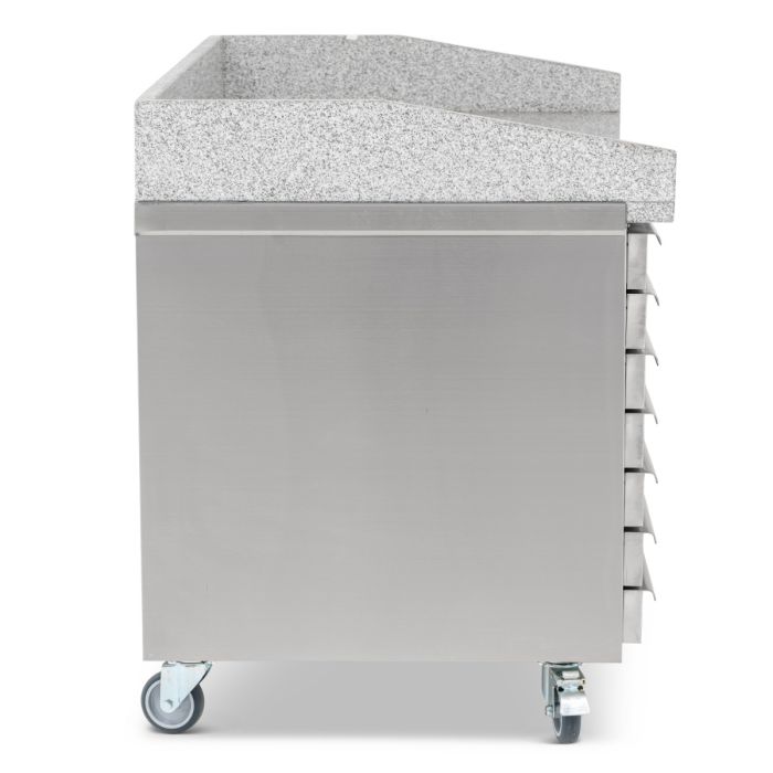 BLIZZARD Double Hinged Door Pizza Prep Counter With Neutral