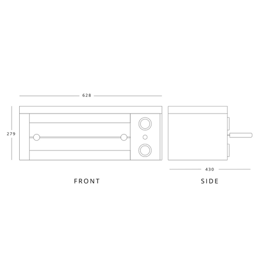 BLIZZARD Salamander Grill 2000W