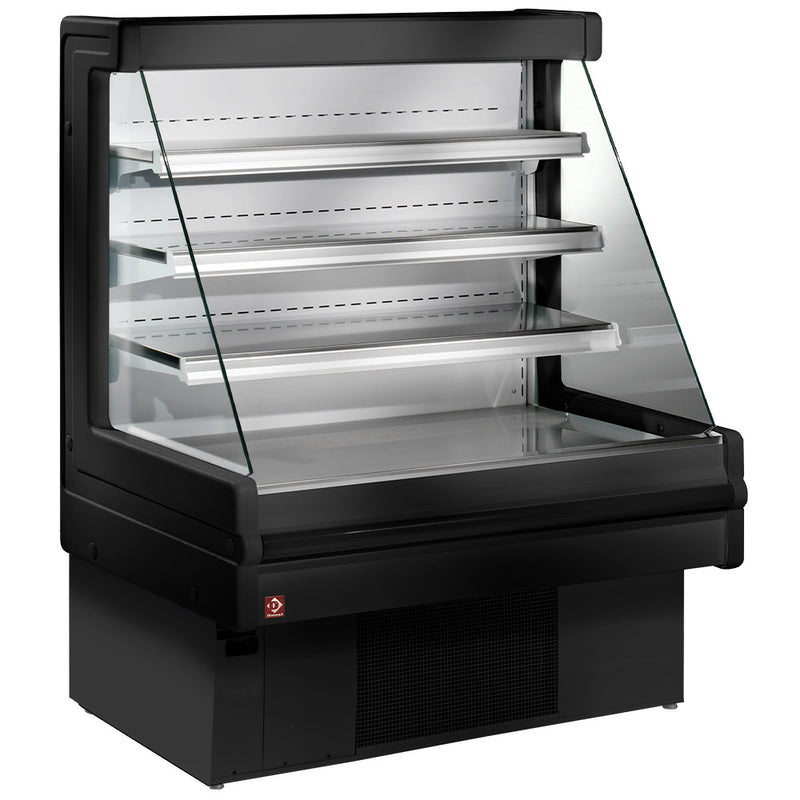 Diamond MN12B-B5/R2 Black Refrigerated Patisserie & Deli Counter, 1200mm