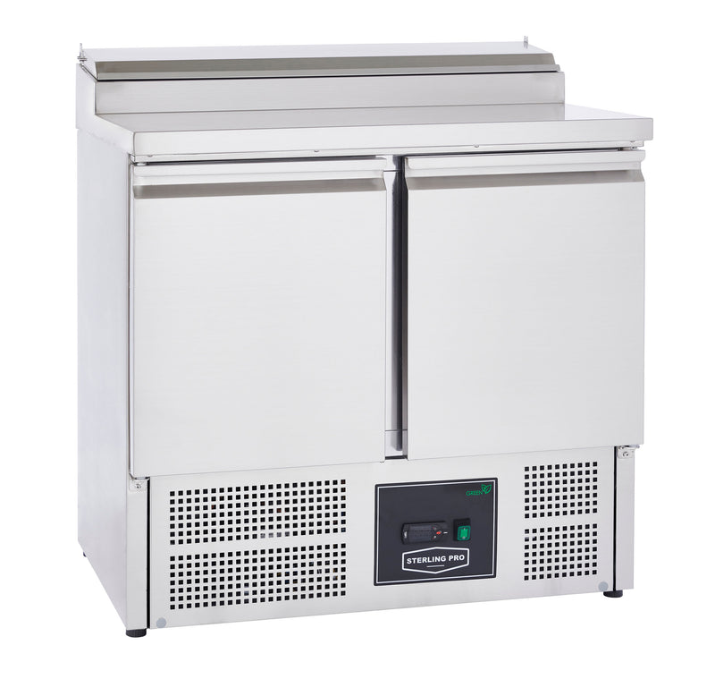 Sterling Pro Cobus SPU200PZ 2 Door Pizza Preparation Counter 5 x GN1/6, 240 Litres