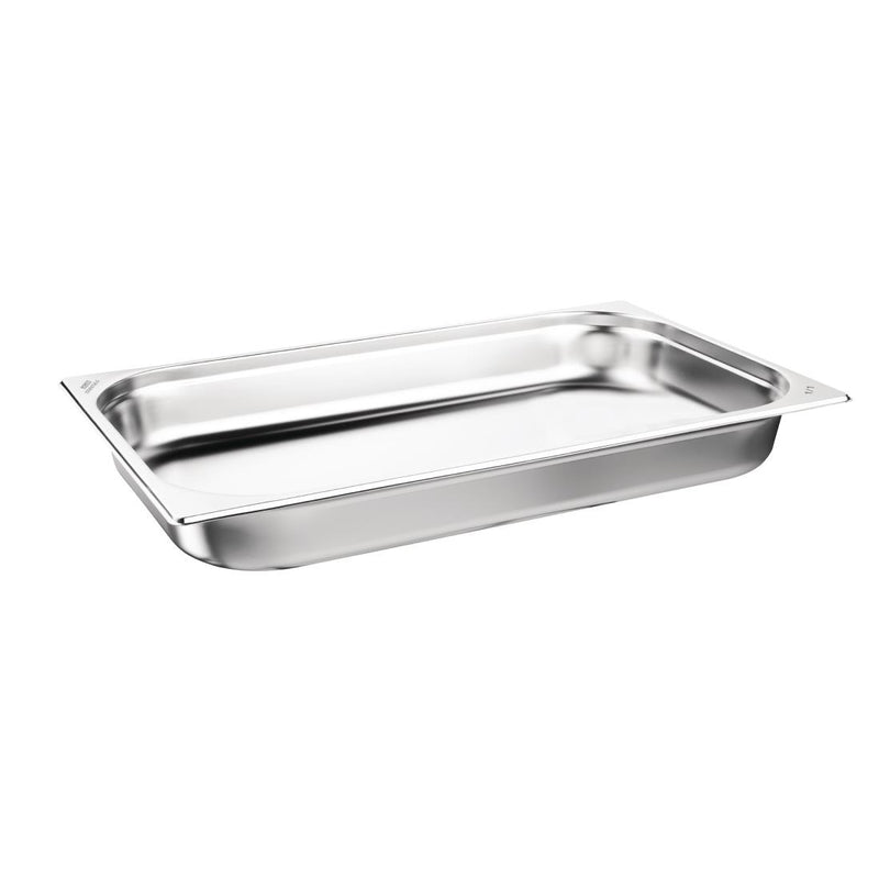 Nisbets Essentials Stainless Steel 1/1 Gastronorm 65mm ( 3 Pack)